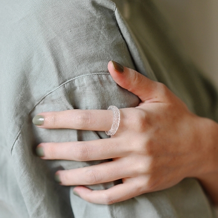 HARIO Lampwork Factory リング シーパウダー HAA-PW-R