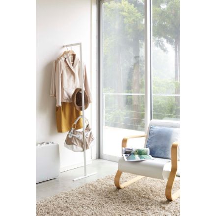 スリムコートハンガー ライン ホワイト