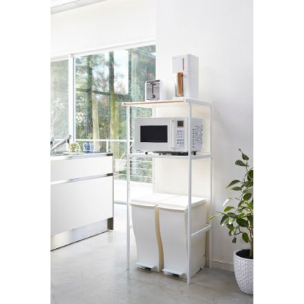 tower ゴミ箱上ラック タワー ホワイト