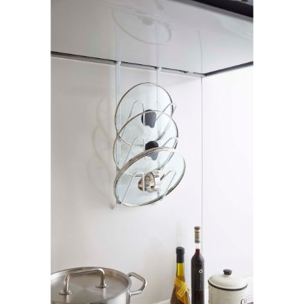 tower レンジフードなべ蓋ホルダー タワー ホワイト