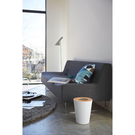 RIN トラッシュカン リン 丸型 ナチュラル