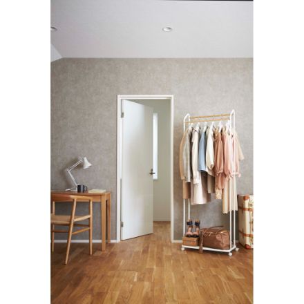 tower ハンガーラック タワー キャスター付き ホワイト