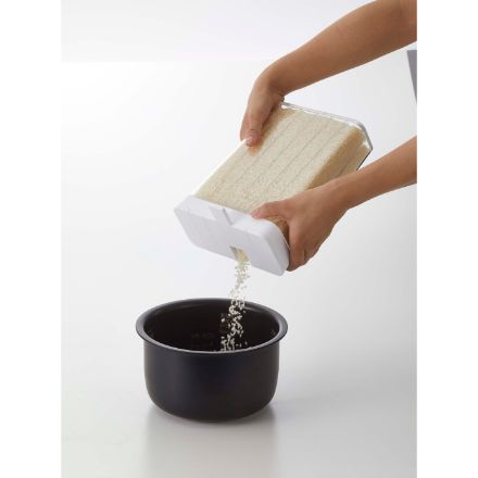 tower １合分別 冷蔵庫用米びつ タワー ホワイト