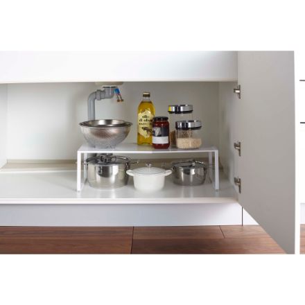 tower 伸縮収納棚 タワー ホワイト