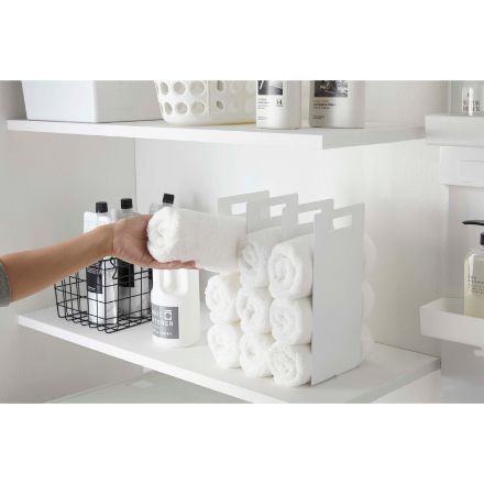 tower 連結タオル収納ラック タワー 2個組 ホワイト