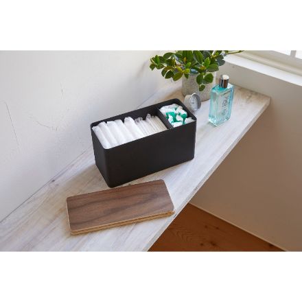 RIN サニタリー収納ケース リン ブラウン