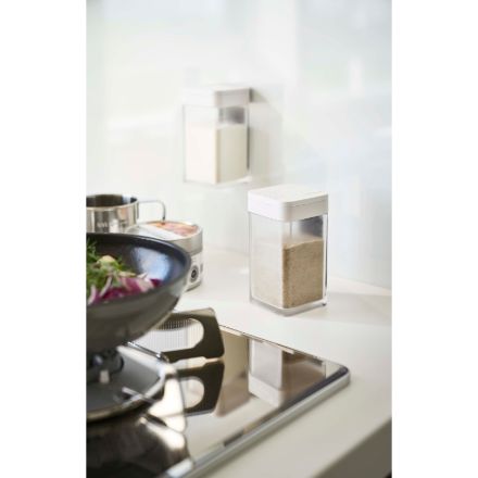 tower マグネット小麦粉＆スパイスボトル タワー ホワイト