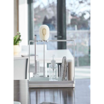 tower スポンジ＆クリーニングツールスタンド タワー ホワイト