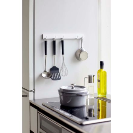 tower マグネット可動式キッチンツールフック タワー ホワイト