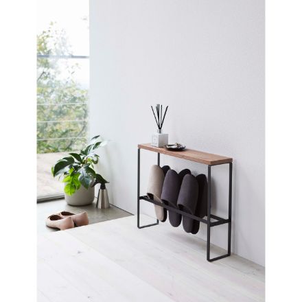 tower 天板付きスリッパラック タワー ブラック