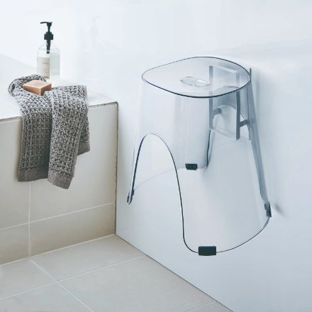 tower マグネットツーウェイバスルーム風呂椅子ホルダー タワー ホワイト