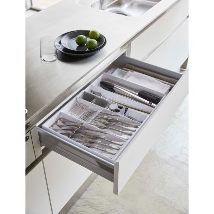 tower 立体横伸縮 カトラリーケース ホワイト