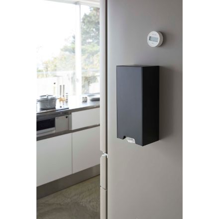 tower ツーウェイレジ袋ストッカータワー ブラック