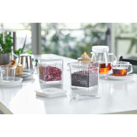 tower スプーン付き バルブ付き密閉保存容器 タワー ホワイト