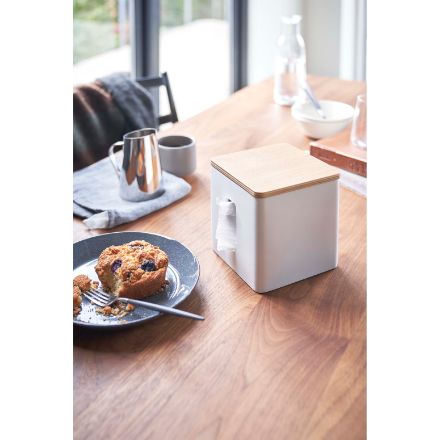 RIN　ティッシュ＆トイレットペーパーケース　リン　ナチュラル