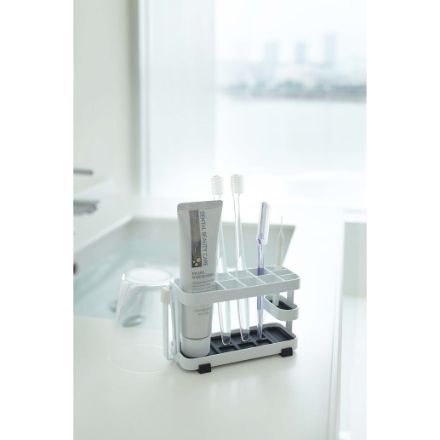 tower トゥースブラシスタンドタワー ワイド ホワイト