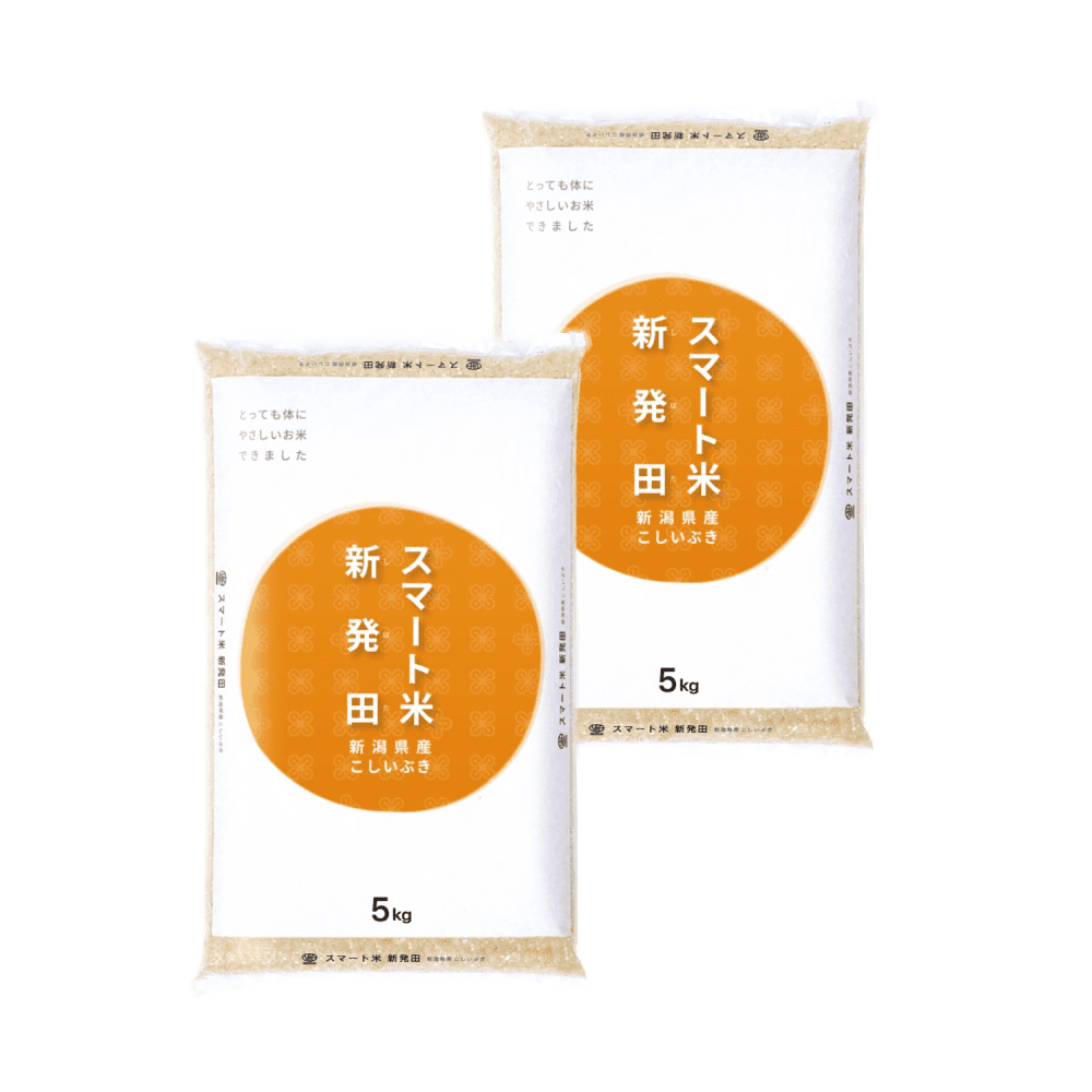 スマート米 無洗米玄米 新潟県新発田産 こしいぶき 10kg (5kg×2袋) 残留農薬不検出 令和7年産