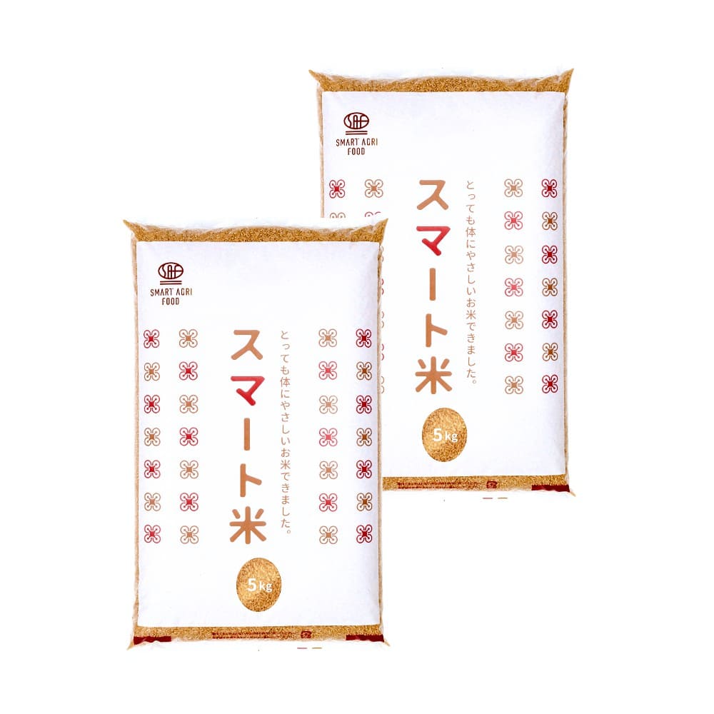 スマート米 青森県産 まっしぐら 無洗米玄米 10kg (5kg×2袋) 残留農薬不検出 令和7年産