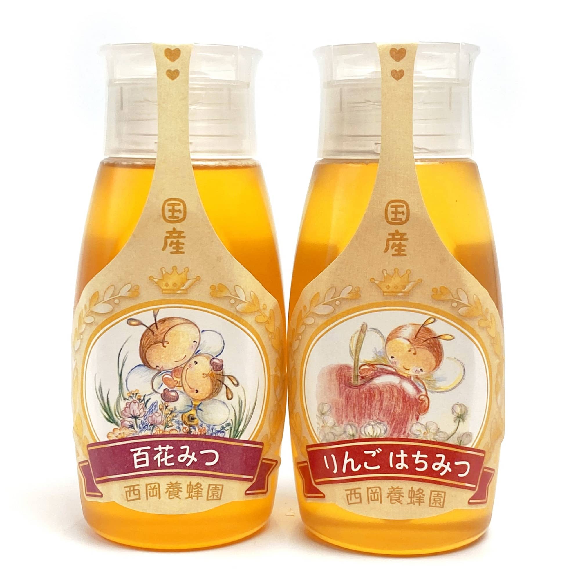 百花チューブ 蜂蜜 1本 りんごチューブ蜂蜜 1本 蜂蜜あめ 1袋
