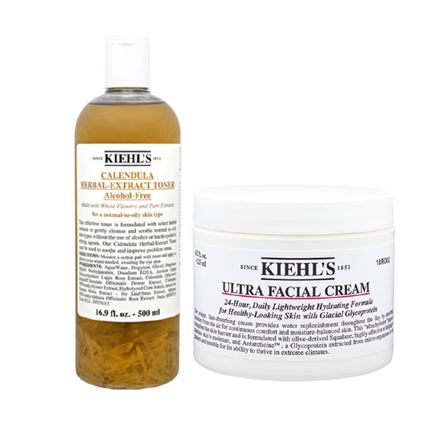 キールズ お得！ハーバル トナーCL アルコールフリー/ クリーム UFC ビッグサイズセット