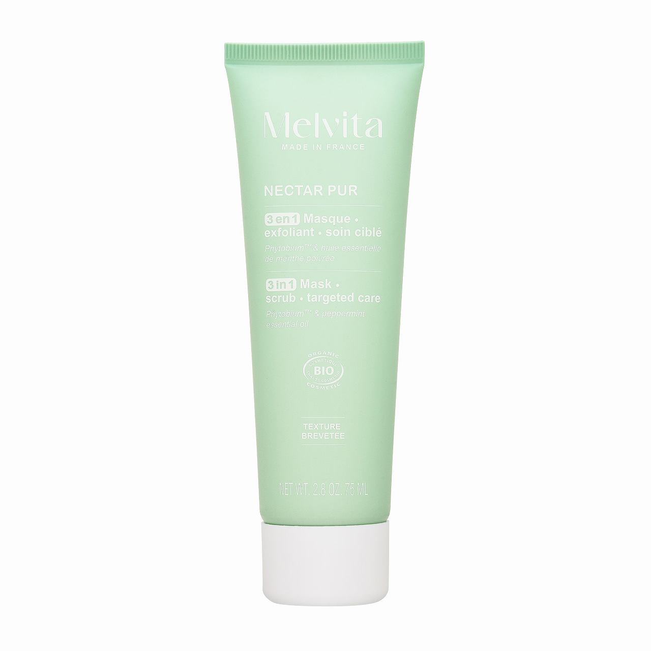 メルヴィータ ネクターピュア ピュリファイング マスク&スクラブ 75ml/2.8oz.