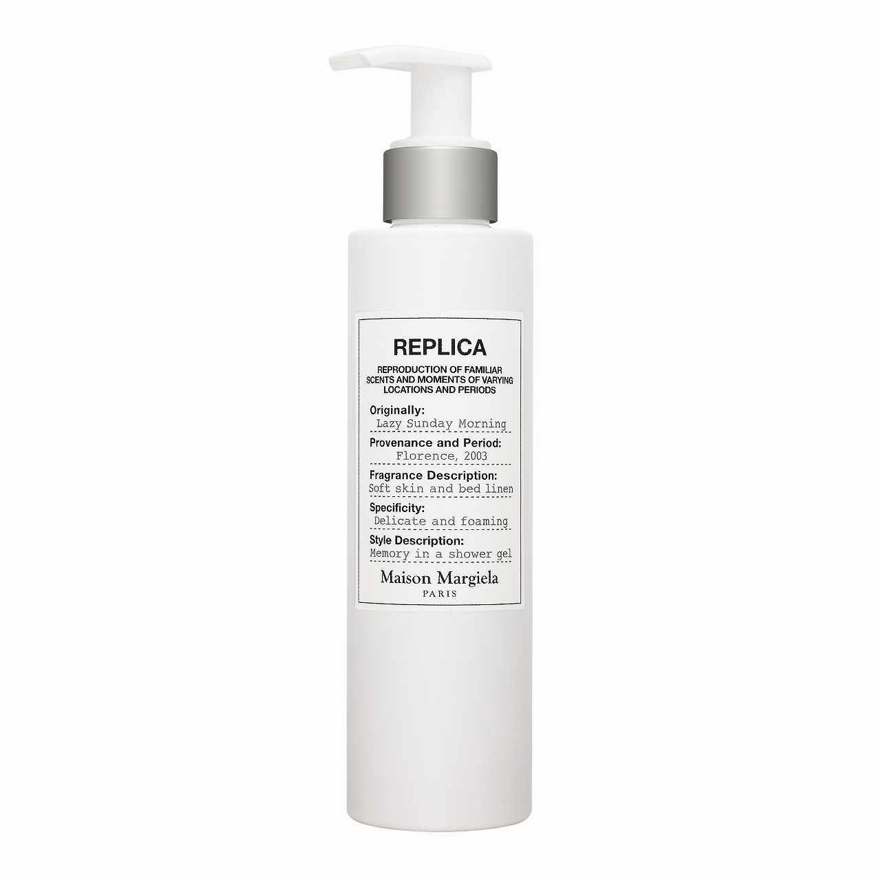 メゾン マルジェラ レプリカ シャワージェル レイジーサンデー モーニング 200ml/6.7fl.oz.