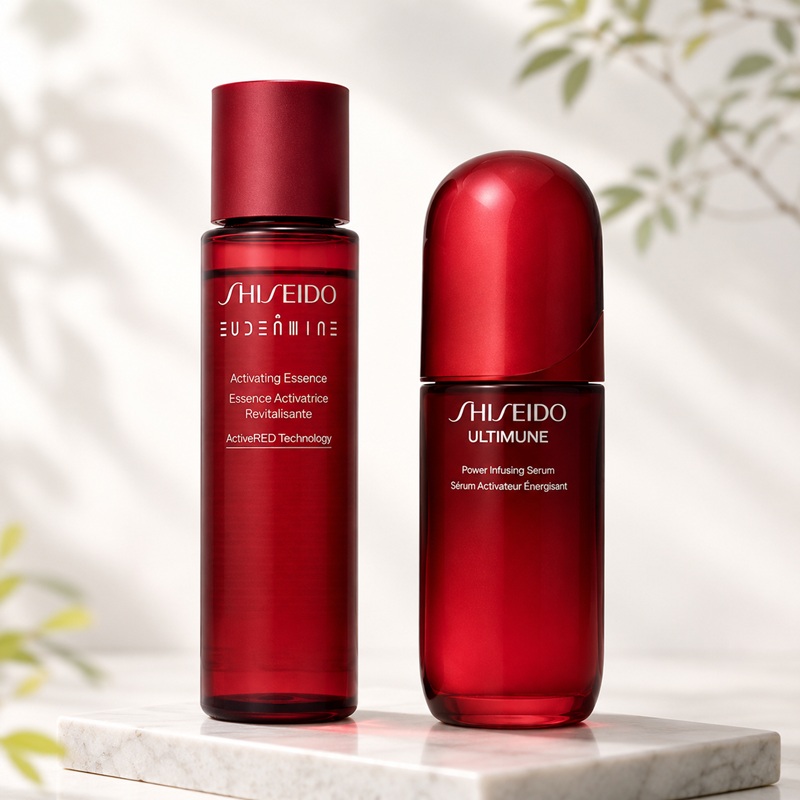 資生堂 オイデルミン化粧液70ml＆アルティミューン美容液75mlセット