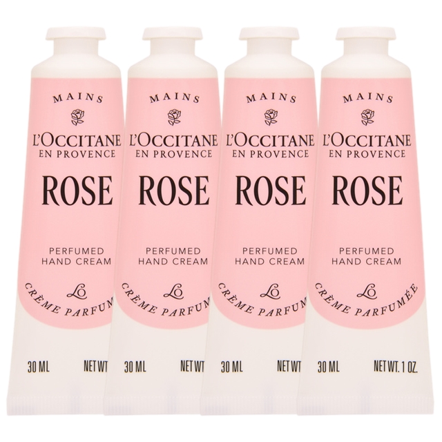 ロクシタン ローズ パフュームド ハンドクリーム 30ml4個セット