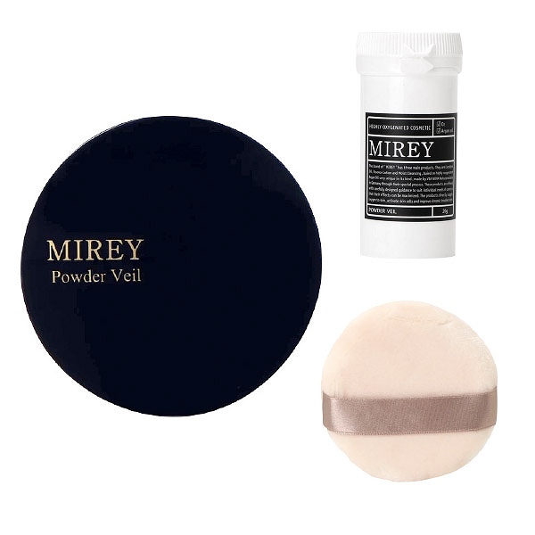 ミレイ パウダーベール 20ｇパウダーケース・高級パフ付き
