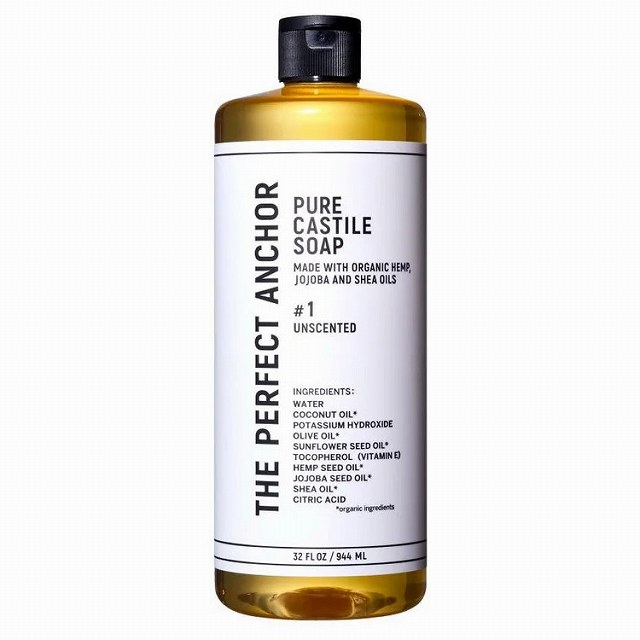 ザ パーフェクトアンカー ピュア カスチールソープ 944mlアンセンテッド（香りなし）