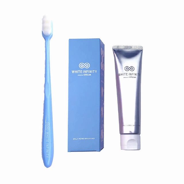 ホワイトインフィニティ 濃密歯ブラシセット ブルー