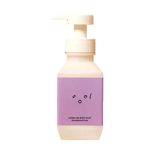 ソエル リビングオイル ボディソープ 400mLサンダルウッドオリス