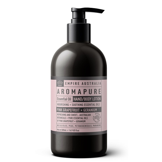 エンパイア オーストラリア ROMAPURE ハンド＆ボディローション 500mlPG (ピンクグレープフルーツ・ゼラニウム)