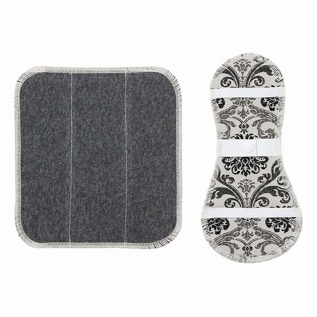 ビーナチュラル 布ナプキンセット ホルダー１枚＋ハンカチ型パッド３枚ベージュ系