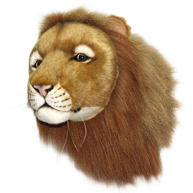 ハンサ ハンティングトロフィ ライオン W28cm × H39cm × D28cm