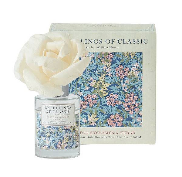 リテリングスオブクラシック ソラフラワーディフューザー コットン シクラメン シダー 100ml