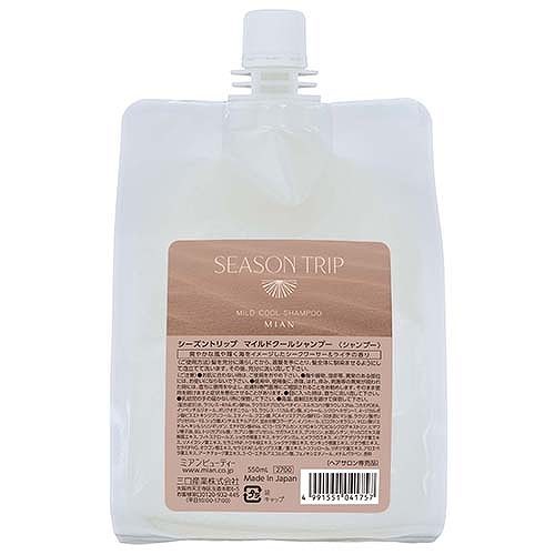 ミアンビューティー シーズントリップ　マイルドクールシャンプー 550ml（リフィル）