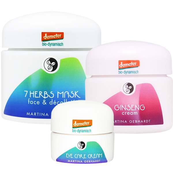 マルティナ お得！アイケア＆ジンセナ クリーム＆７ハーブマスク セット