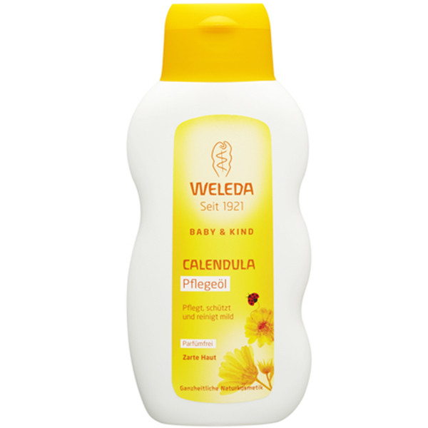 ヴェレダ カレンドラ ベビーオイル（無香料） 200ml1個