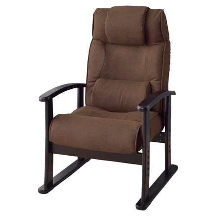 リクライニングチェア 楽々チェア ブラウン RKC-38BR