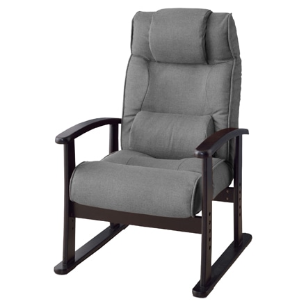 リクライニングチェア 楽々チェア グレー RKC-38GY