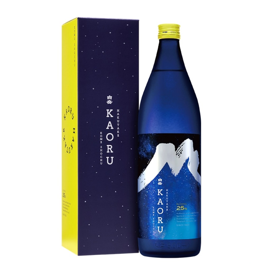 白岳KAORU星空ボトル 25度 900ml 化粧箱入