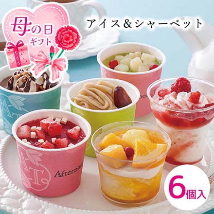 母の日 2026 母の日 アイス＆シャーベット 計6個入 1851-262
