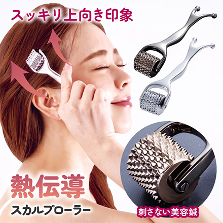 スカルプローラー 熱伝導スカルプローラー シルバー