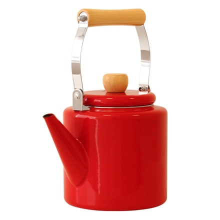 FESホーローケットル2.4L やかん ケトル レッド