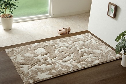 ネム 玄関マット 50×80 ベージュ