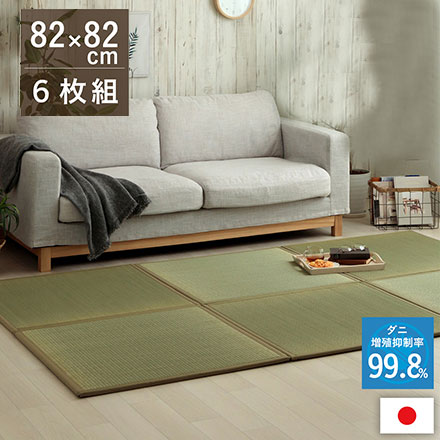 イケヒコ・コーポレーション 滅ダニ 置き畳 82×82×1.8cm 6枚組