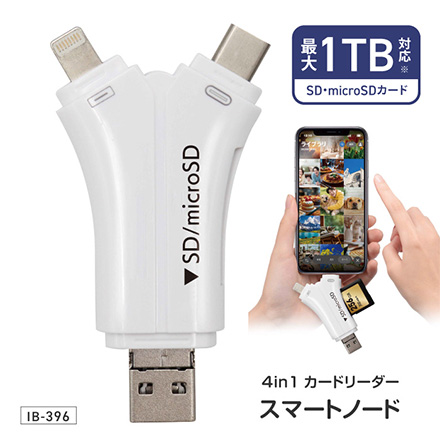 カードリーダー 4in1カードリーダー