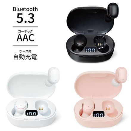 完全ワイヤレスイヤホン 027 ブラック