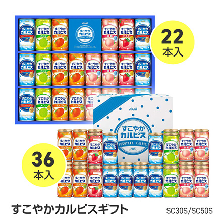 アサヒ飲料 すこやかカルピスギフト 22本入